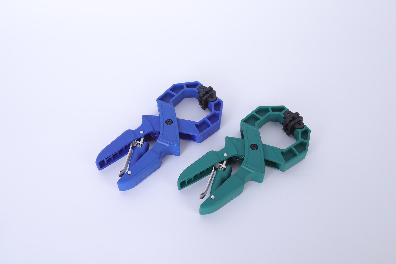 Blue and green pair - Wildleg ratchet A-clamp