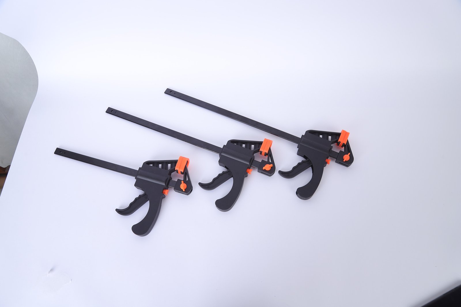 Three sizes compared - Wildleg F-clamp